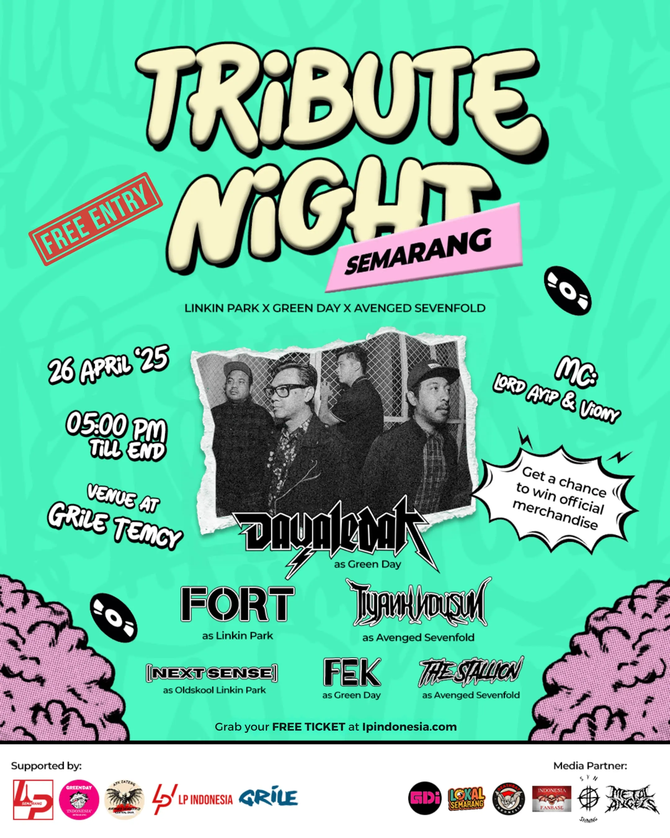 Tribute Night Semarang 26 April 2025