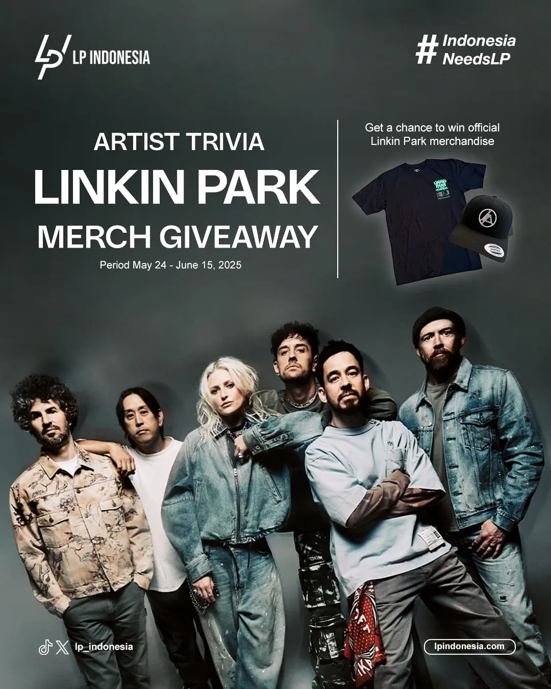 Linkin Park Merch Giveaway May 2025